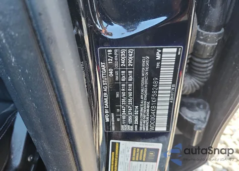 2019 Mercedes-Benz Glc 300 4Matic из США, поврежденный, VIN WDC0G4KB1KF582489